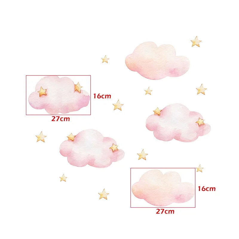 Cloud Kids Room Wall Sticker Wall Decals for Baby Room Nursery