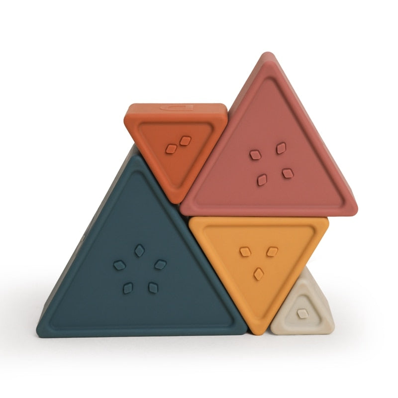 Montessori Silicone Building Blocks