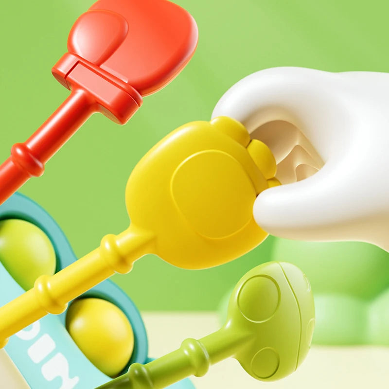 Montessori Dinosaur Pull String Toy – Infant Sensory & Teething Toy Gift
