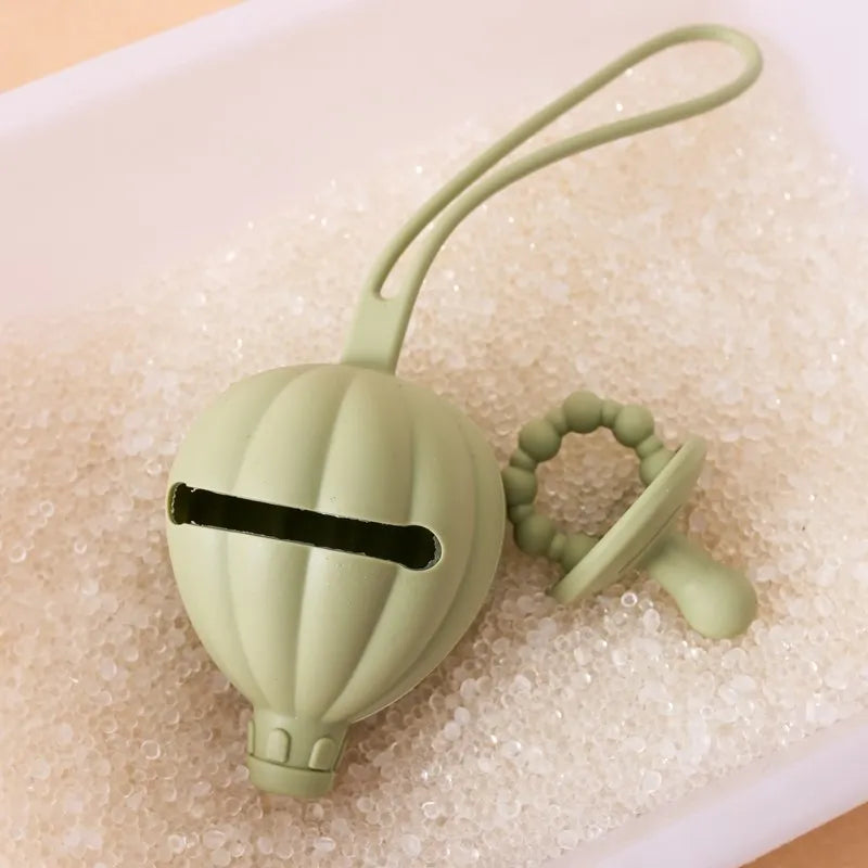 Silicone Pacifier Storage Holder Set