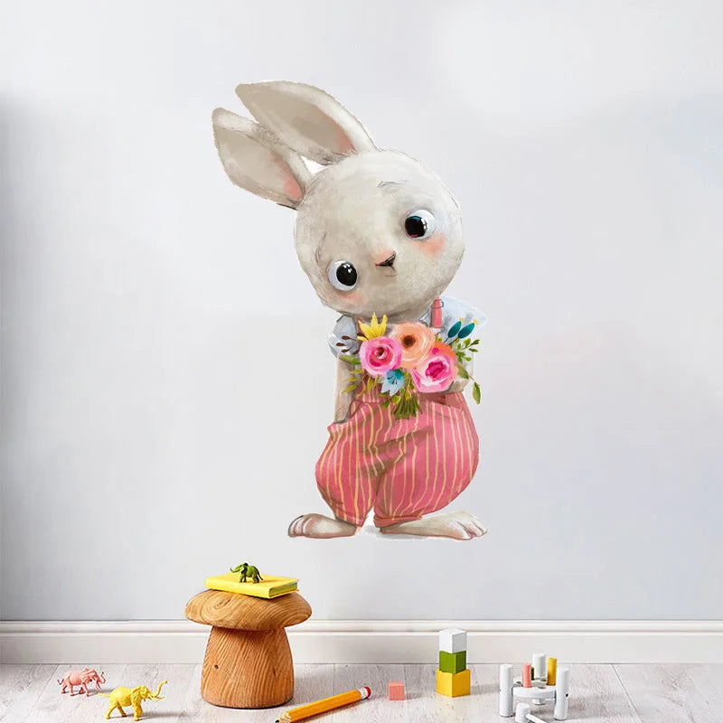 Nursery Wall Stickers Removable Vinyl Decals - Bunny