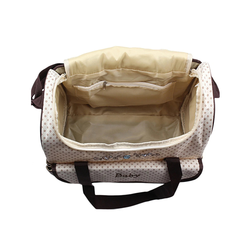 Five-Piece Mommy Bag Set – Diaper Bag with Travel Organizer