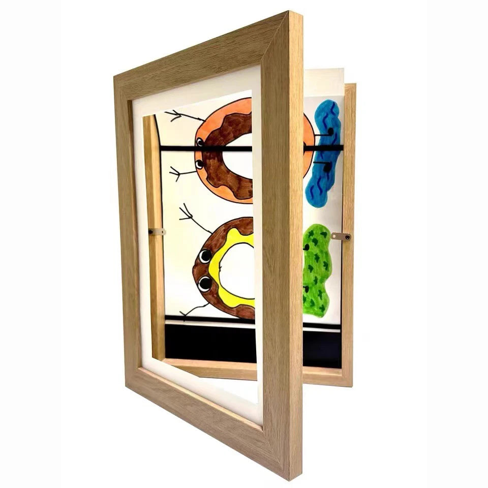 Children’s Magnetic Art Frame – Front-Opening Display for Kids’ Drawings & Photos