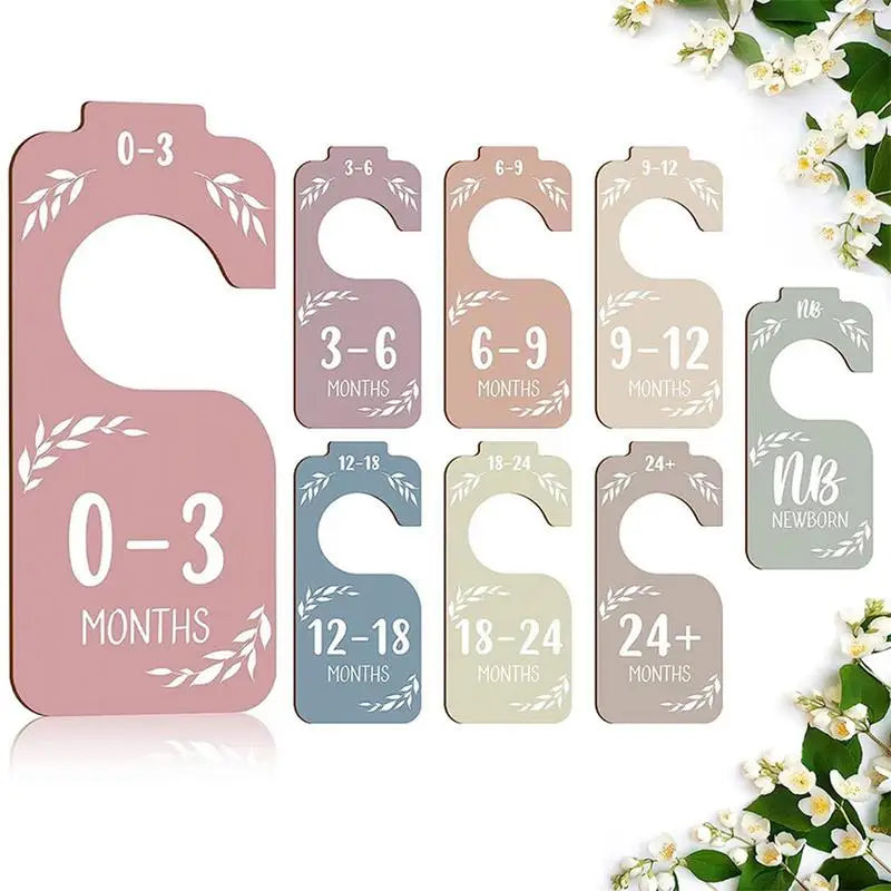 Baby Closet Dividers (Newborn to 24 Months) - 8 Pieces