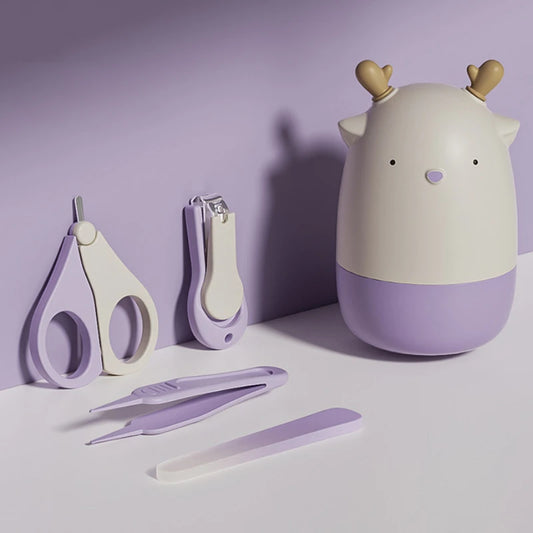 Baby Nail Care Tool Set – Little Deer Design Purple