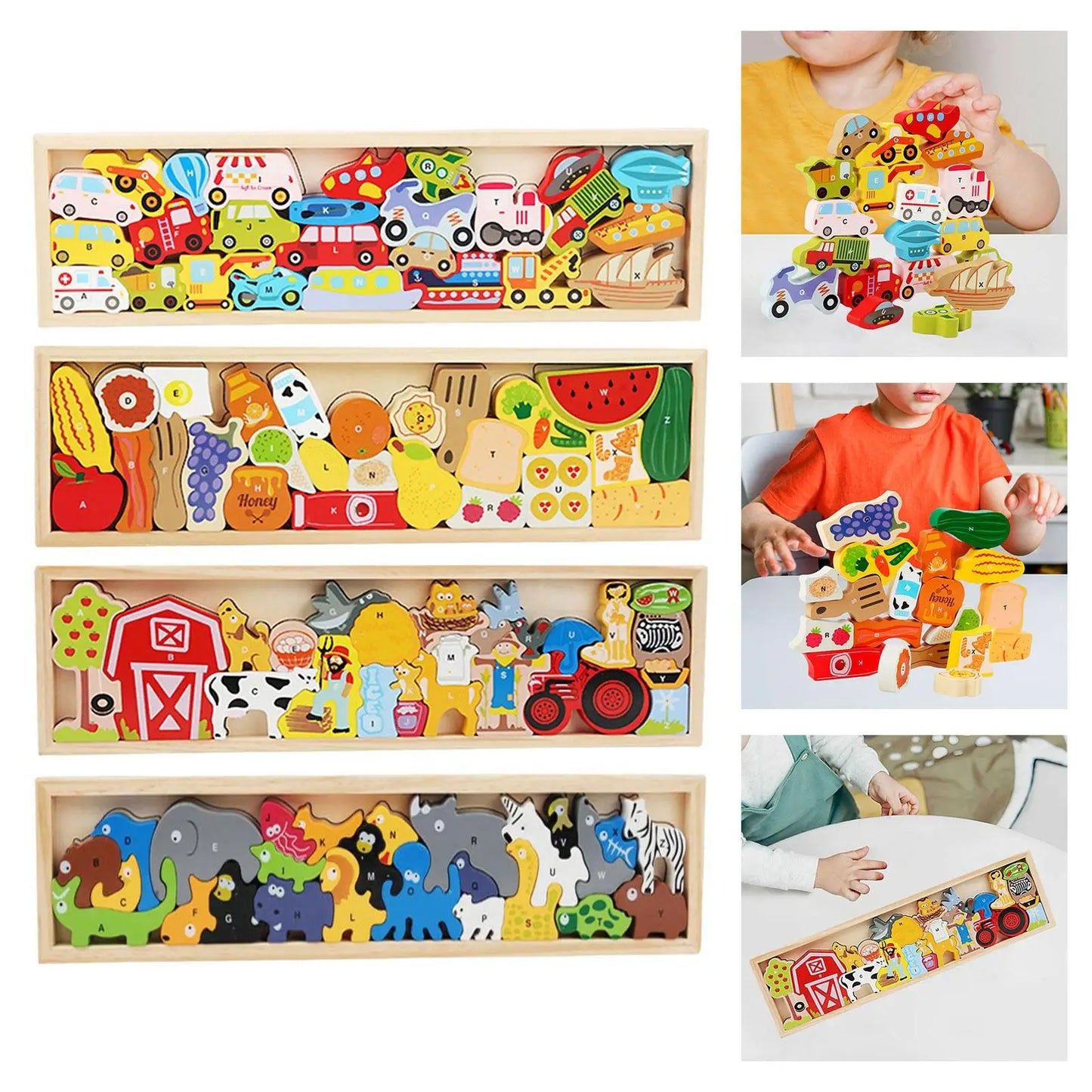 Fine Motor Skills Balance Game – Wooden Stacking Blocks