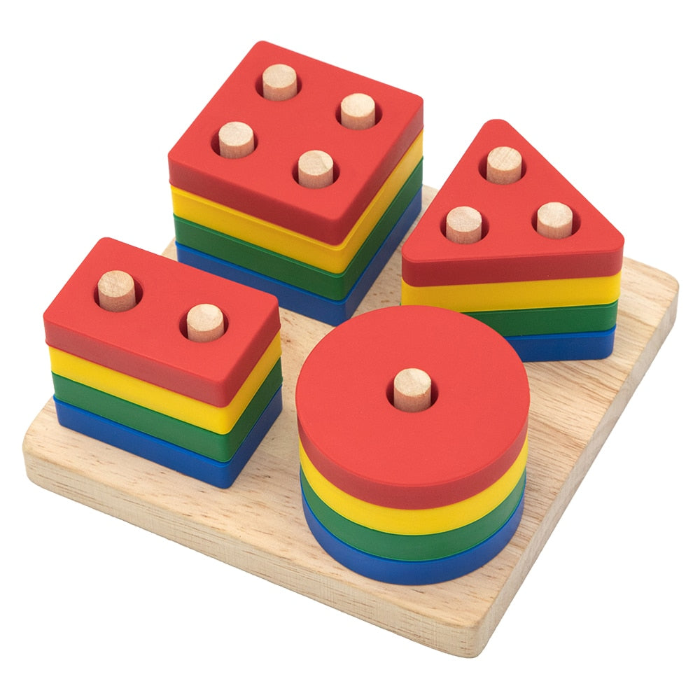 Montessori Silicone Stacking Blocks