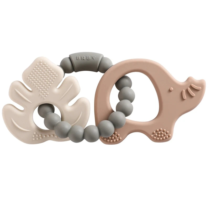 Silicone & Wooden Baby Teethers