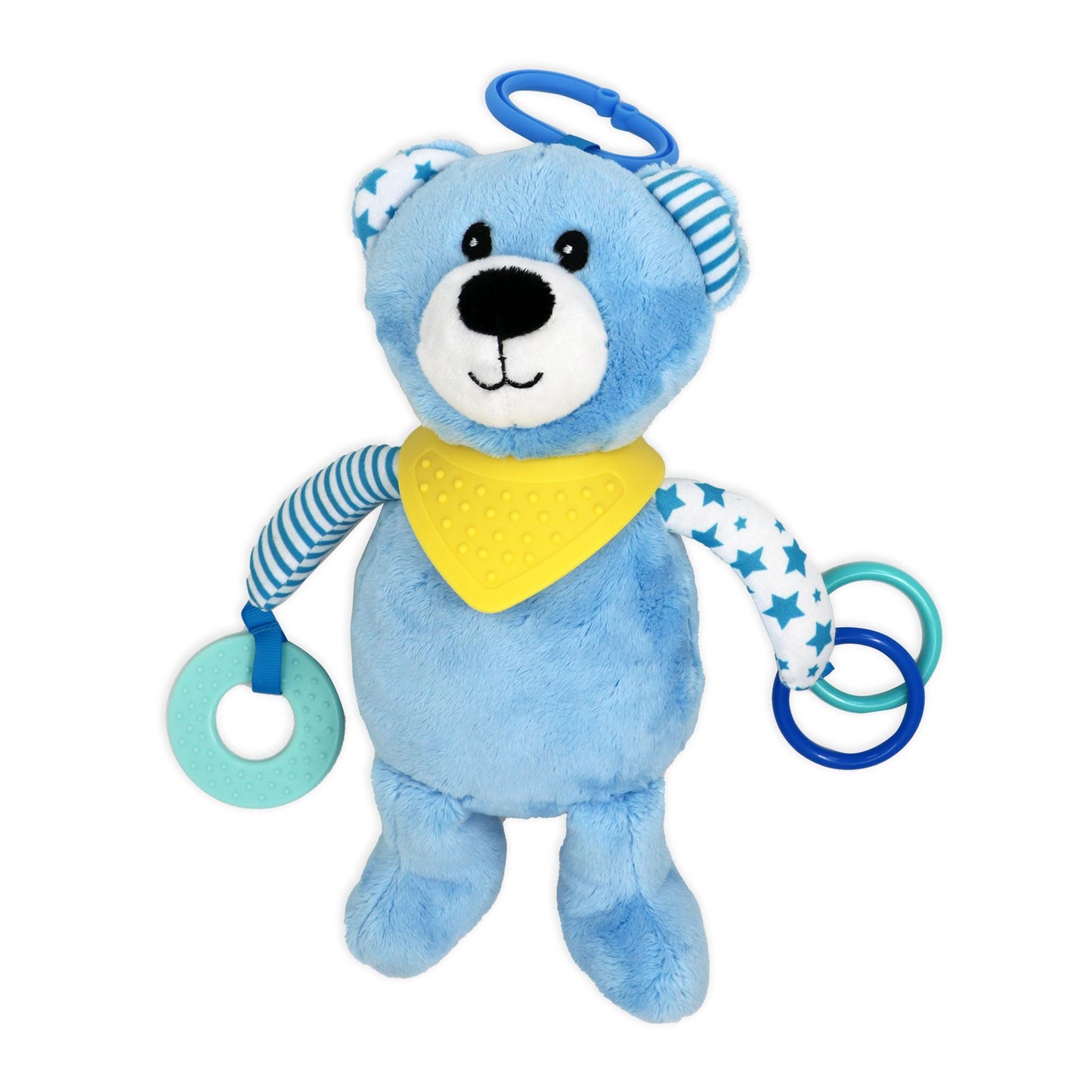 Plush Activity Toy - Blue Bear