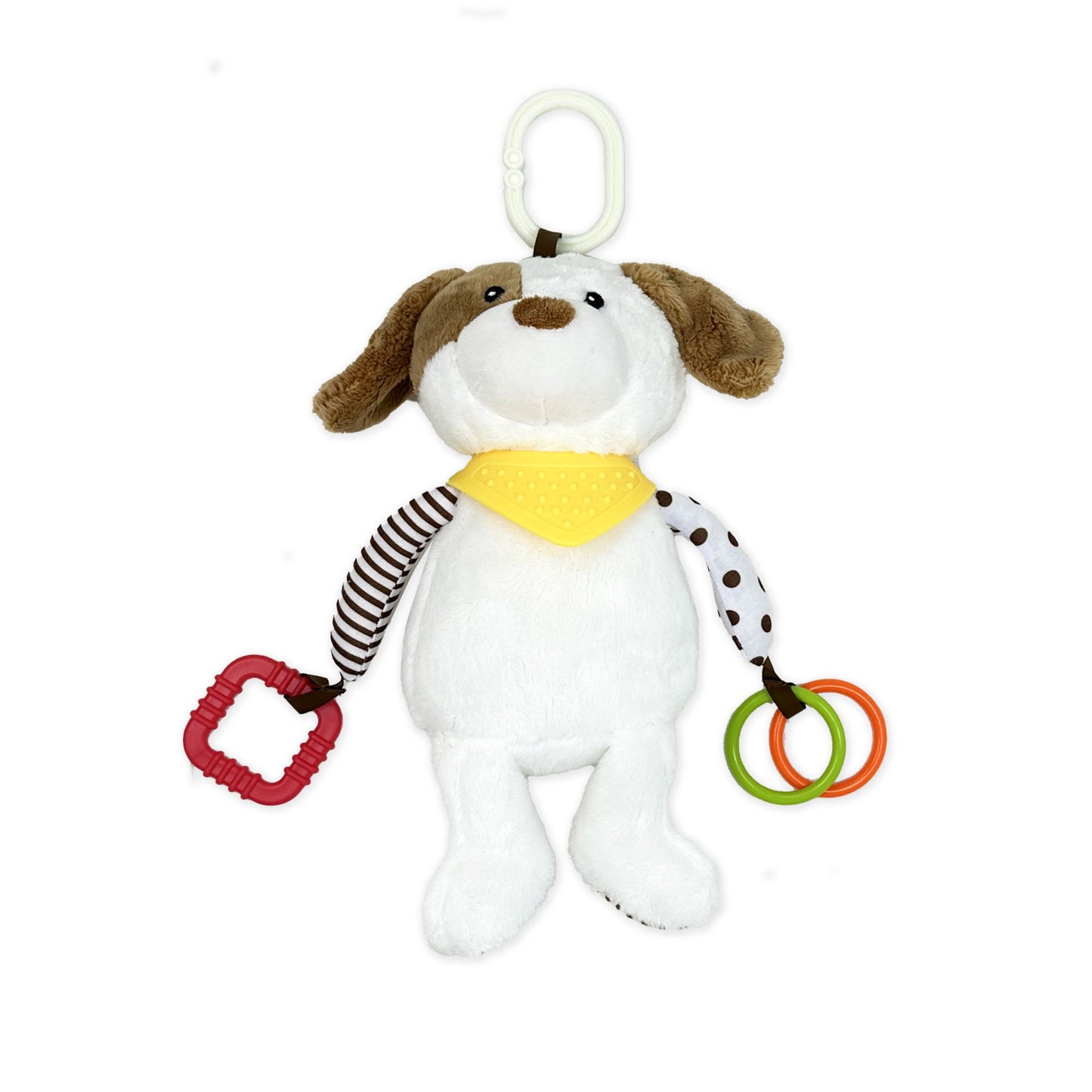 Plush Activity Toy - Ivory Dog