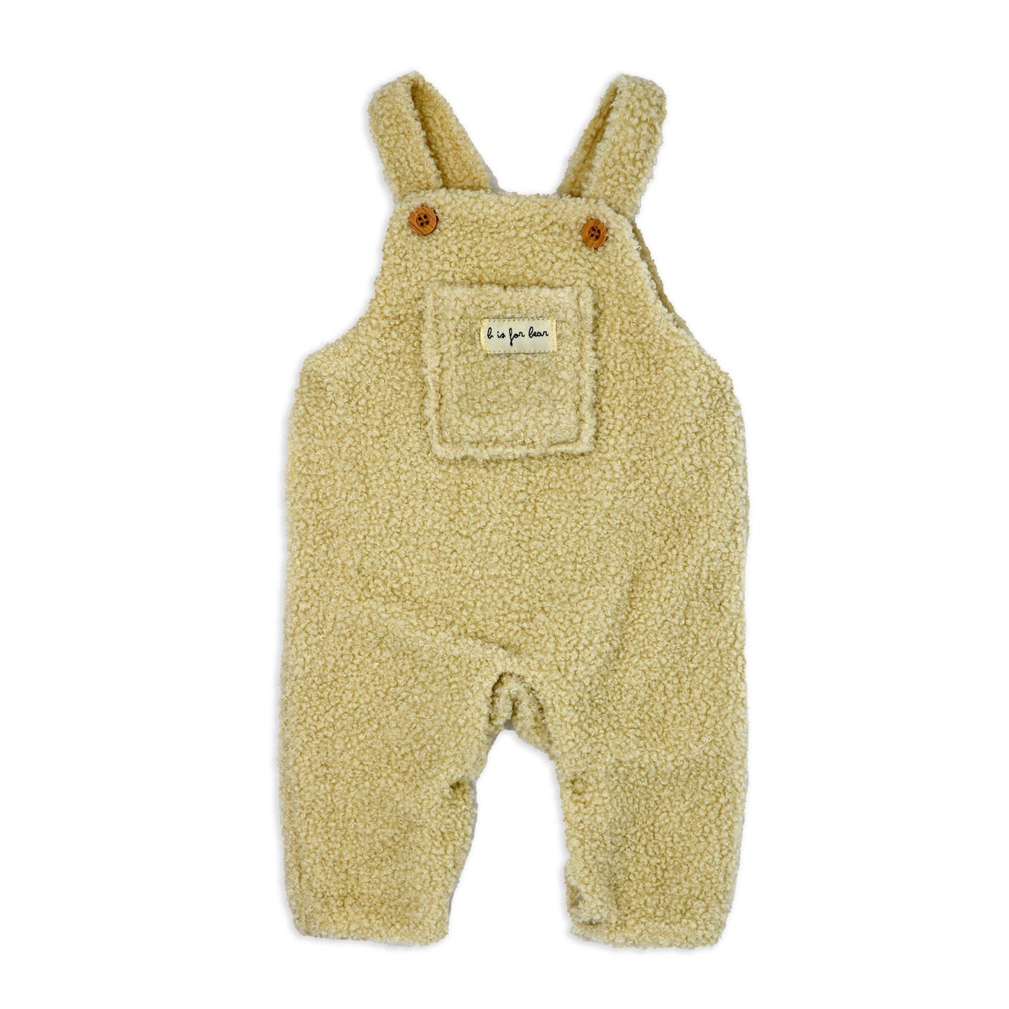 Baby's Sherpa Dungaree Set - B is for Bear