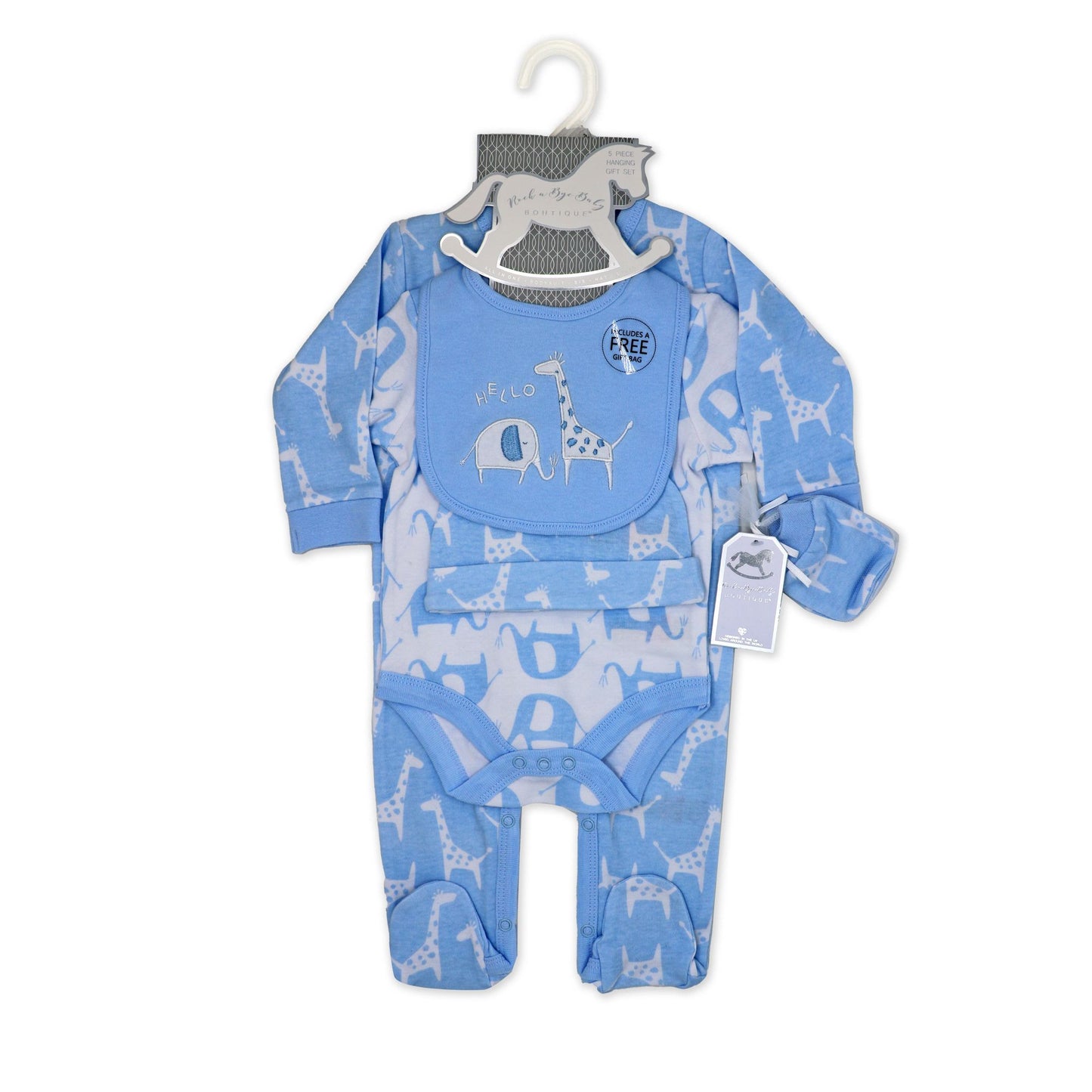 Baby Gift Set - Blue Safari