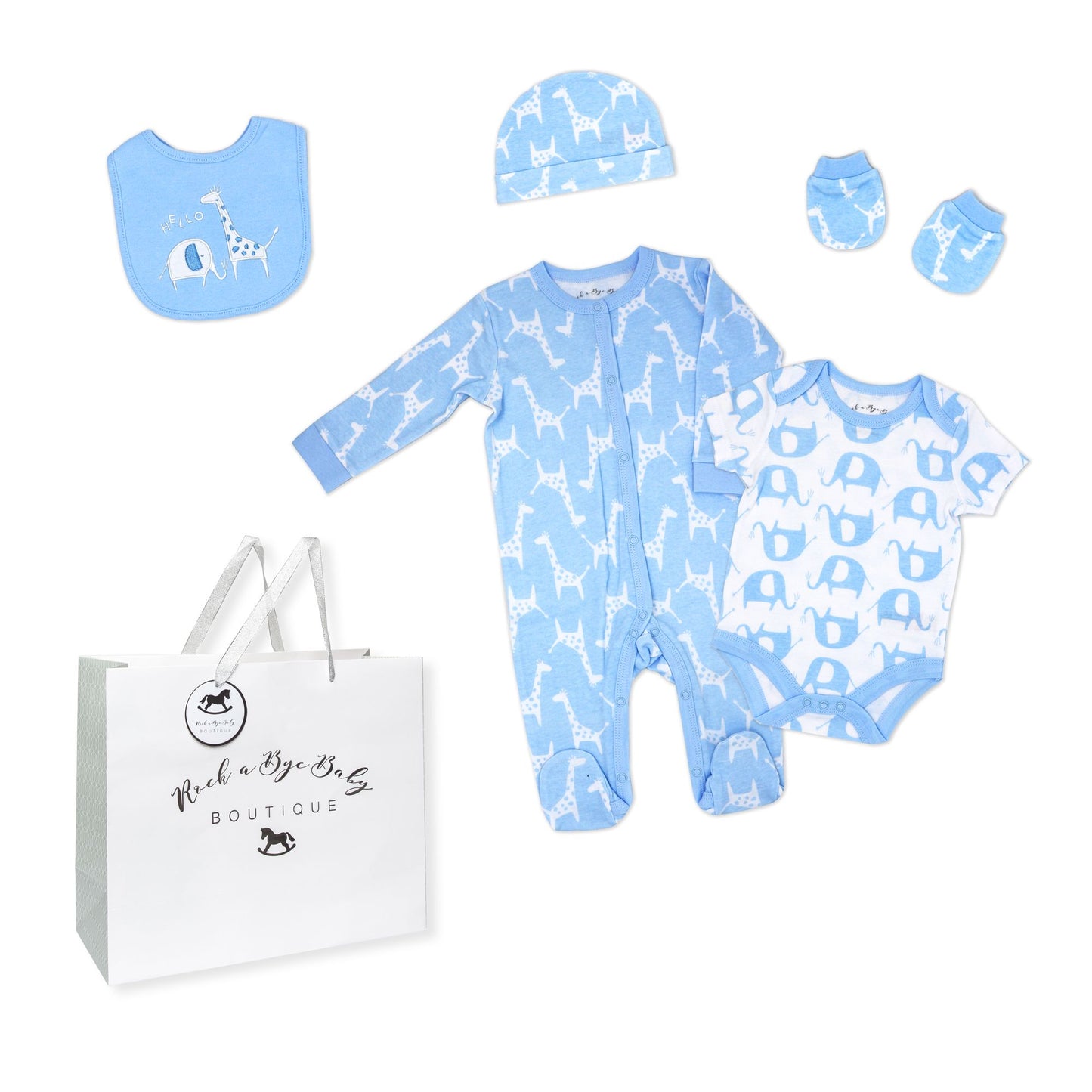 Baby Gift Set - Blue Safari