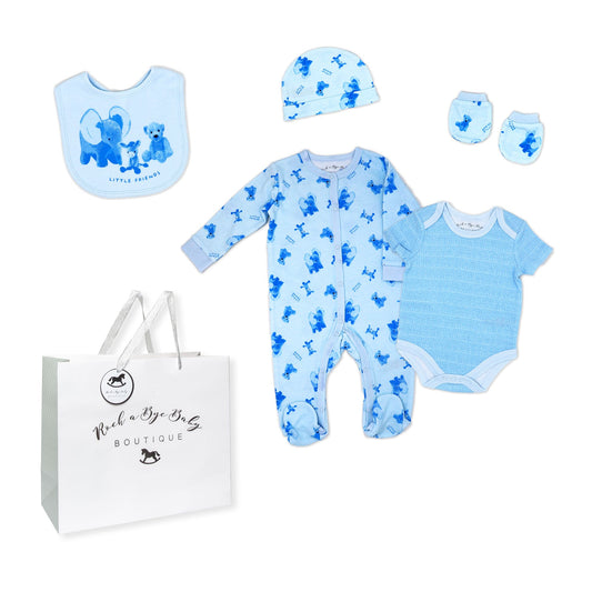 Baby Gift Set - Teddy Bear Blue