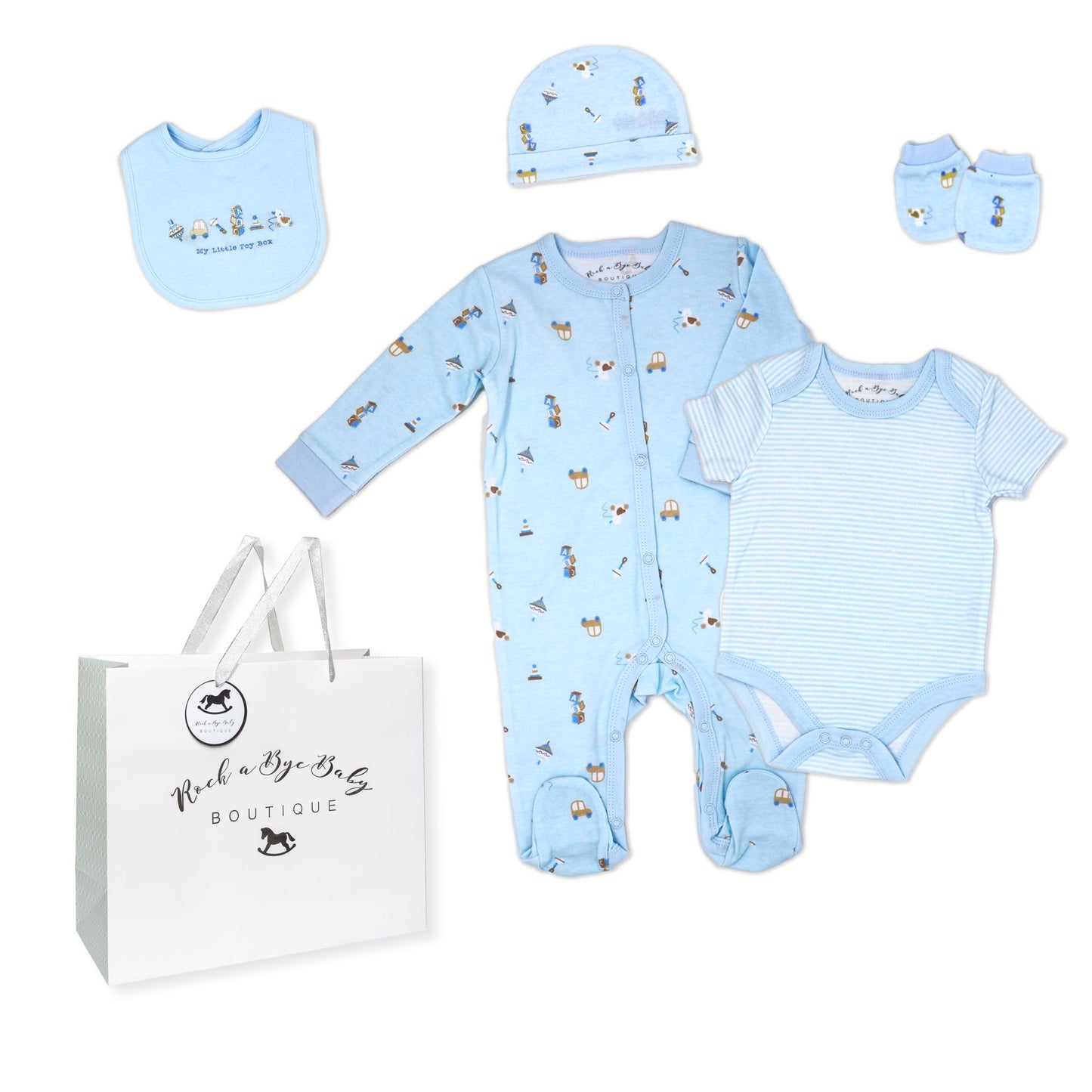 Baby Gift Set - Blue Toy Box