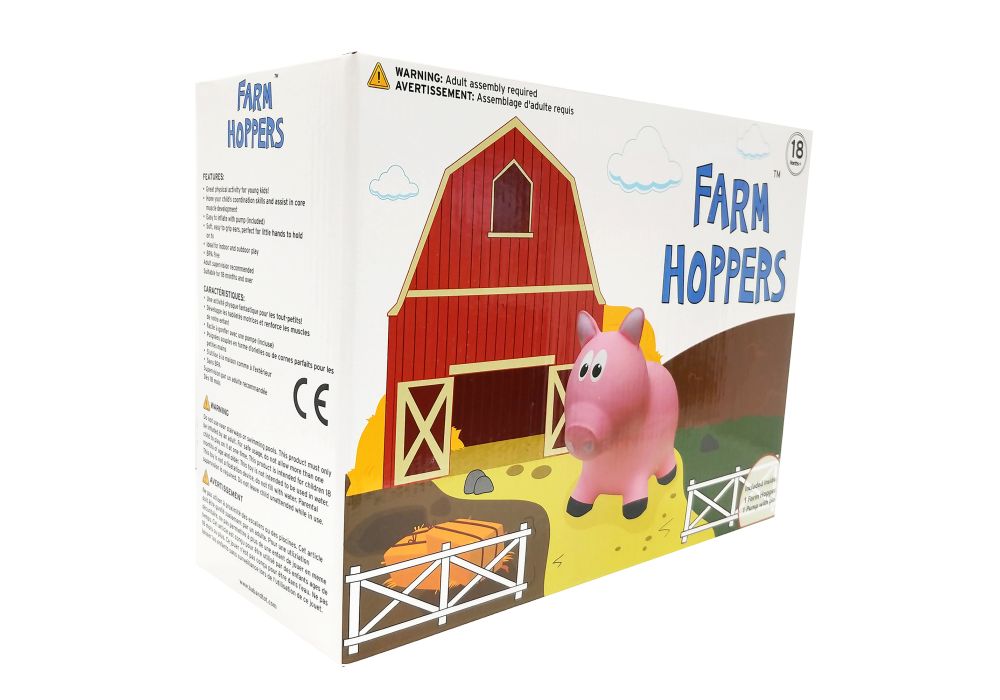 Hopper Town Farm Hopper: Pink Pig