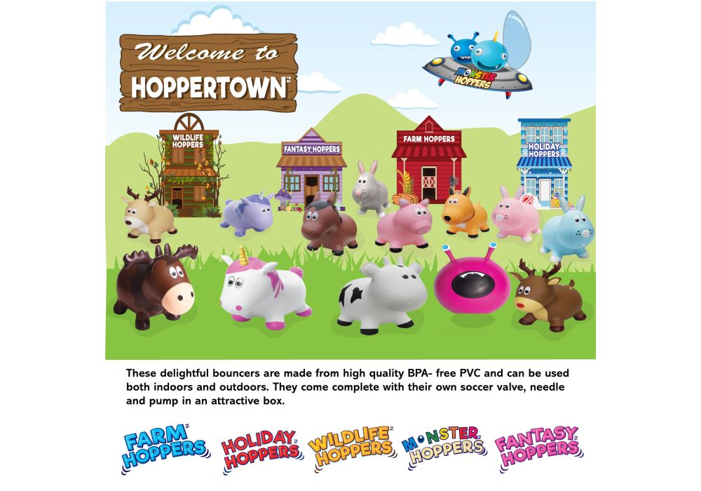 Hopper Town Farm Hopper: Pink Pig