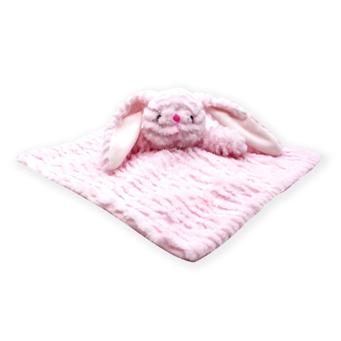 Ridged Plush NuNu Security Blanket - Bunny