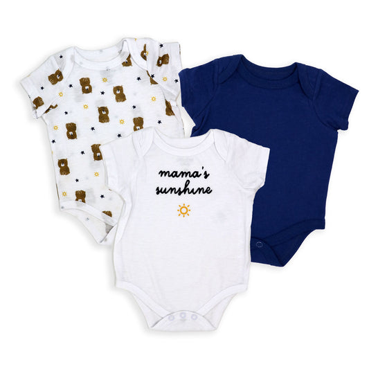 Baby Boy's Bodysuit Set - Mamas Sunshine