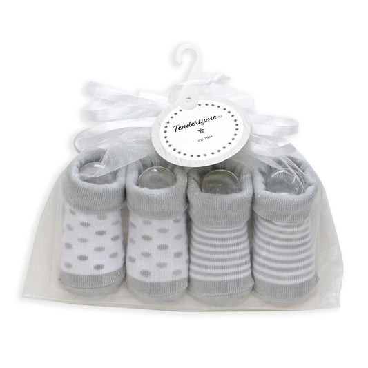 Baby's Socks - 2 Pack Grey