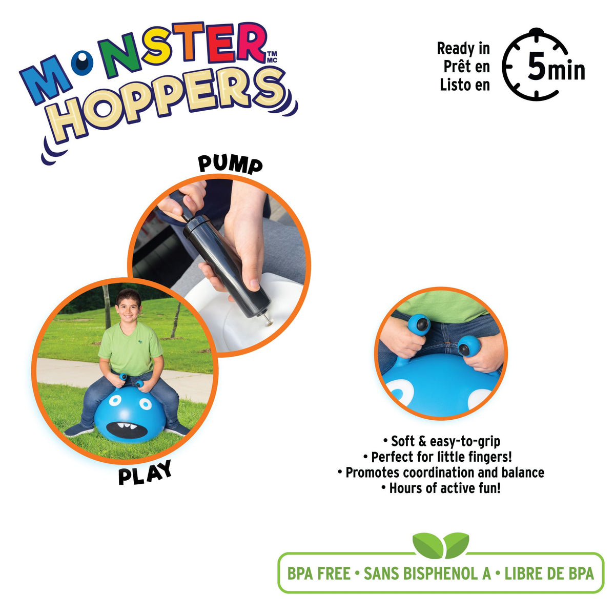 Monster Hopper Hopper Town Monster Hopper: Blurg Blue – Itty Bitty Bubba