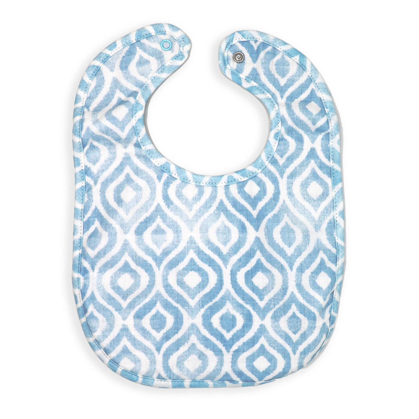 Muslin Bib Set - Watercolour Blue