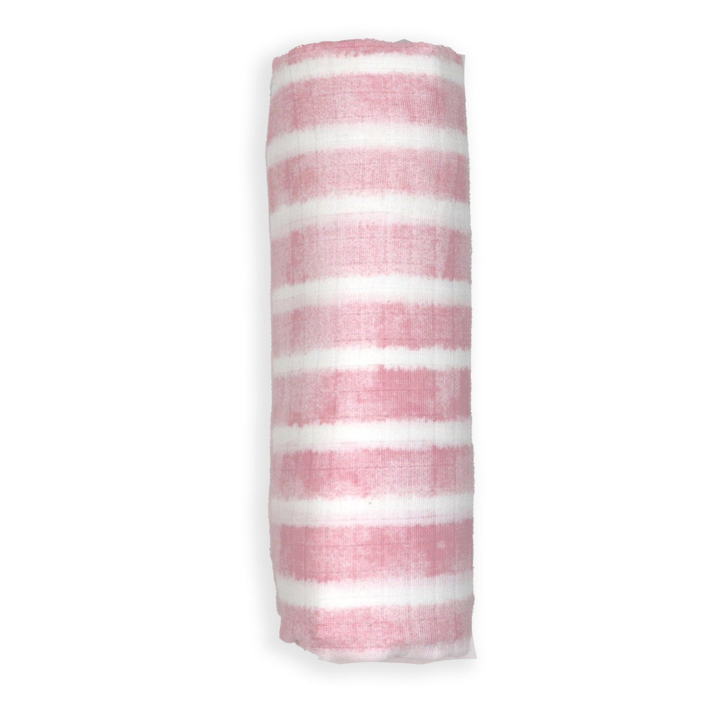 Muslin Swaddling Blanket - Pink Watercolour