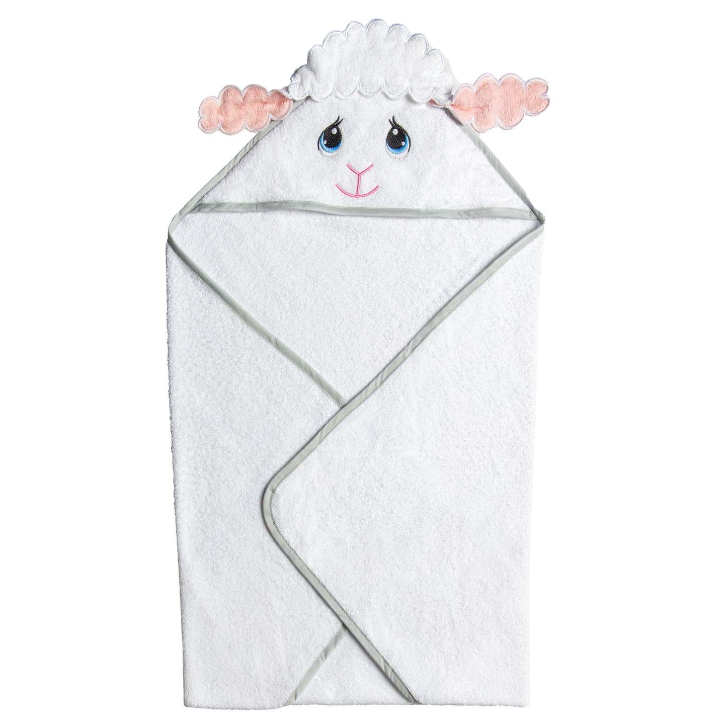 Baby's Hooded Towel - Lamb