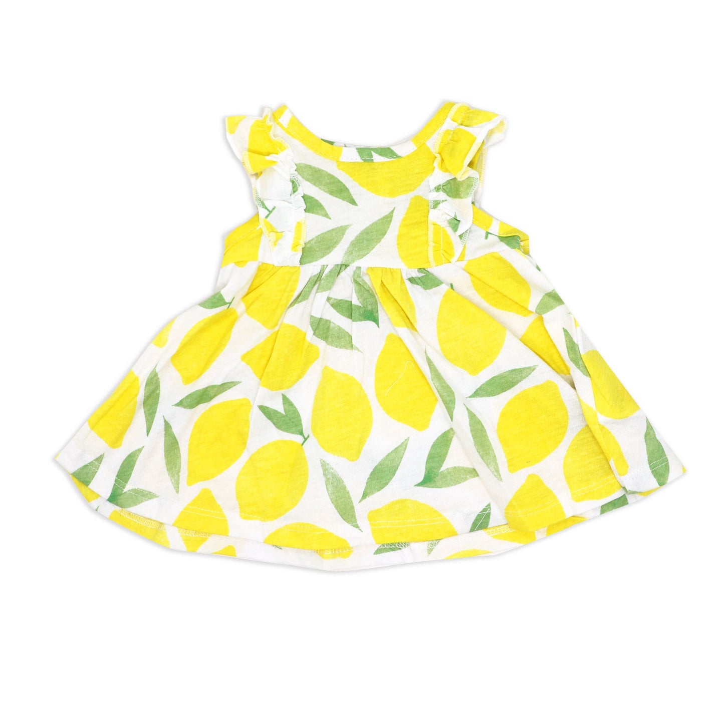 Baby Girls Dress with Headband - Lemon