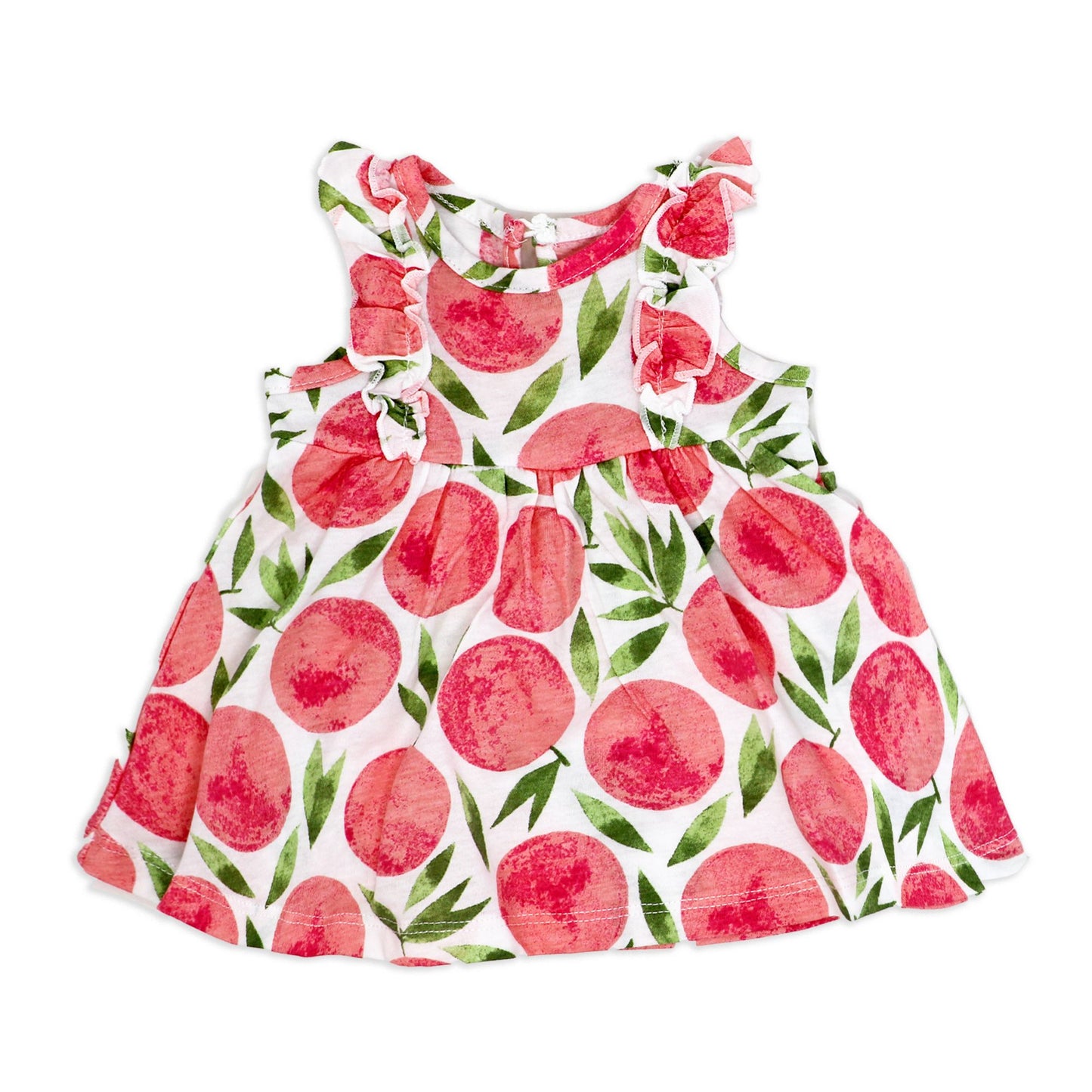 Baby Girls Dress with Headband - Peach