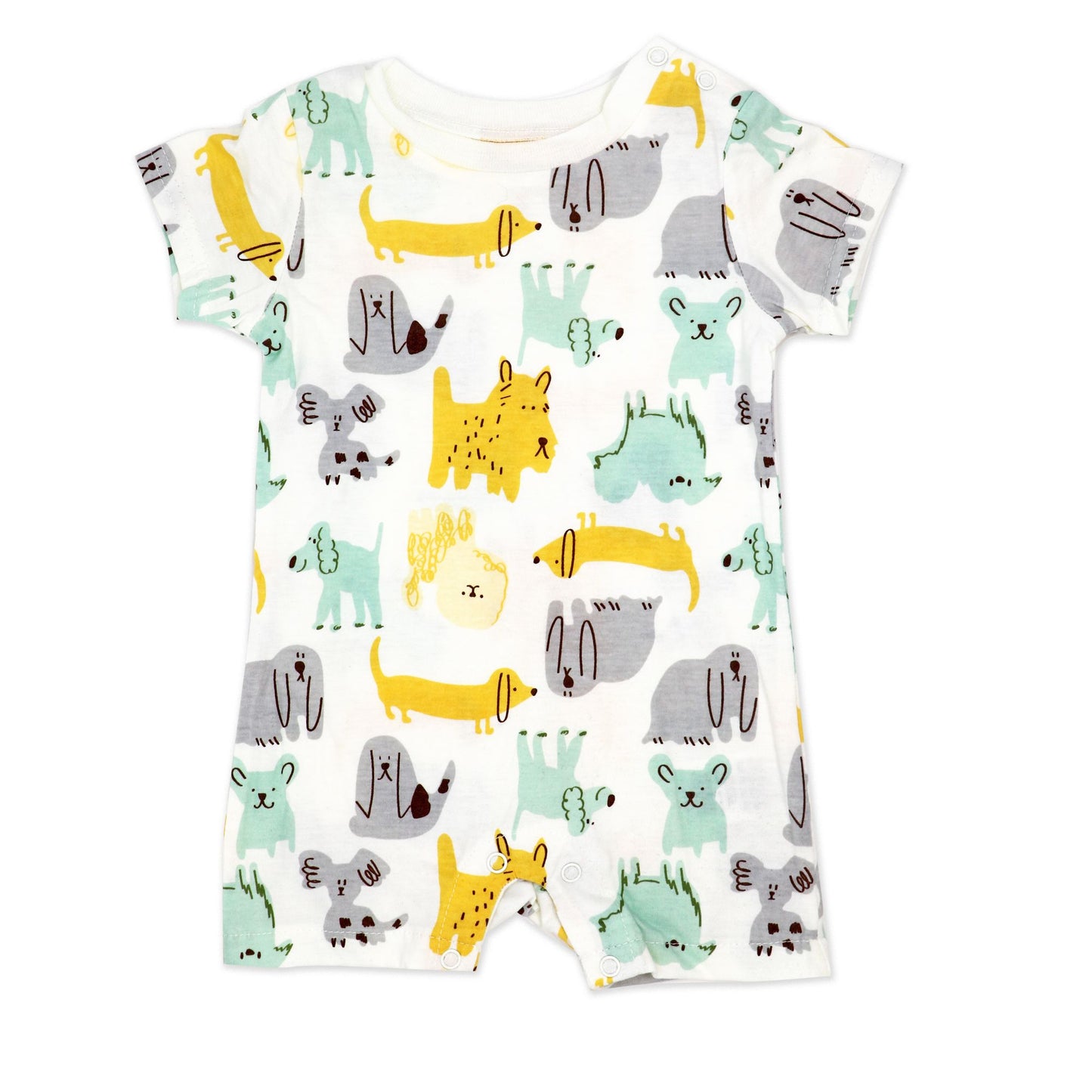 Baby's Romper with Hat - Dogs