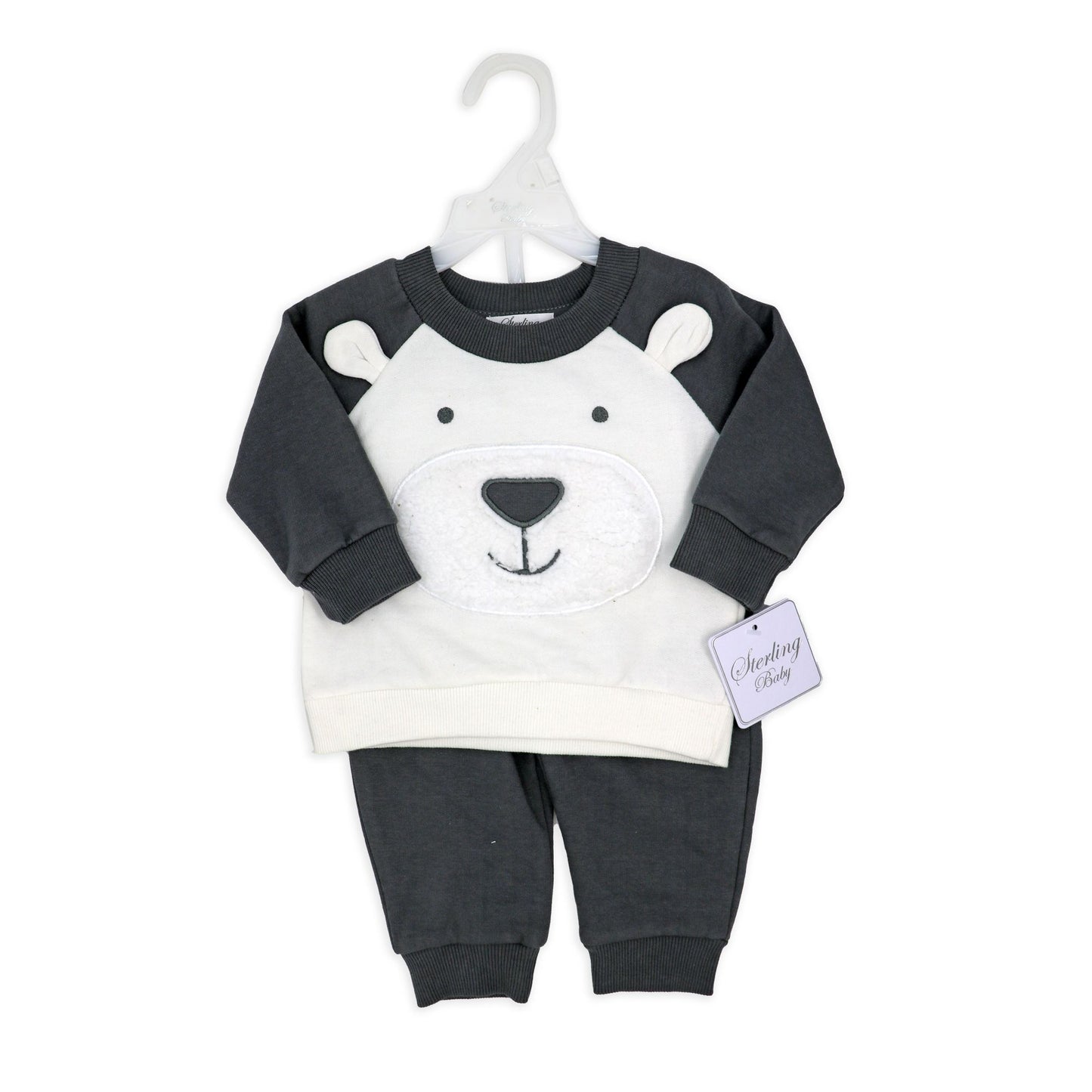 Fleece Shirt and Jogger Set - Bear