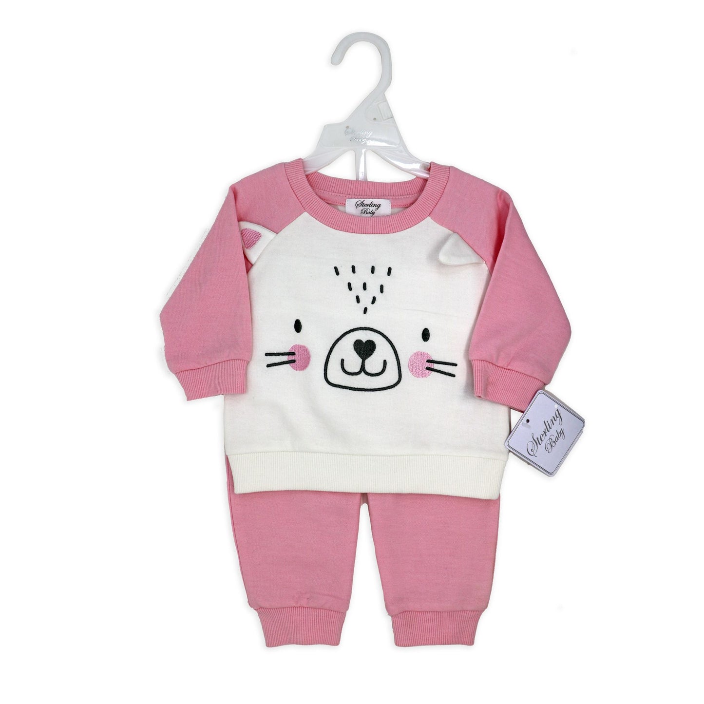 Fleece Shirt and Jogger Set - Kitty