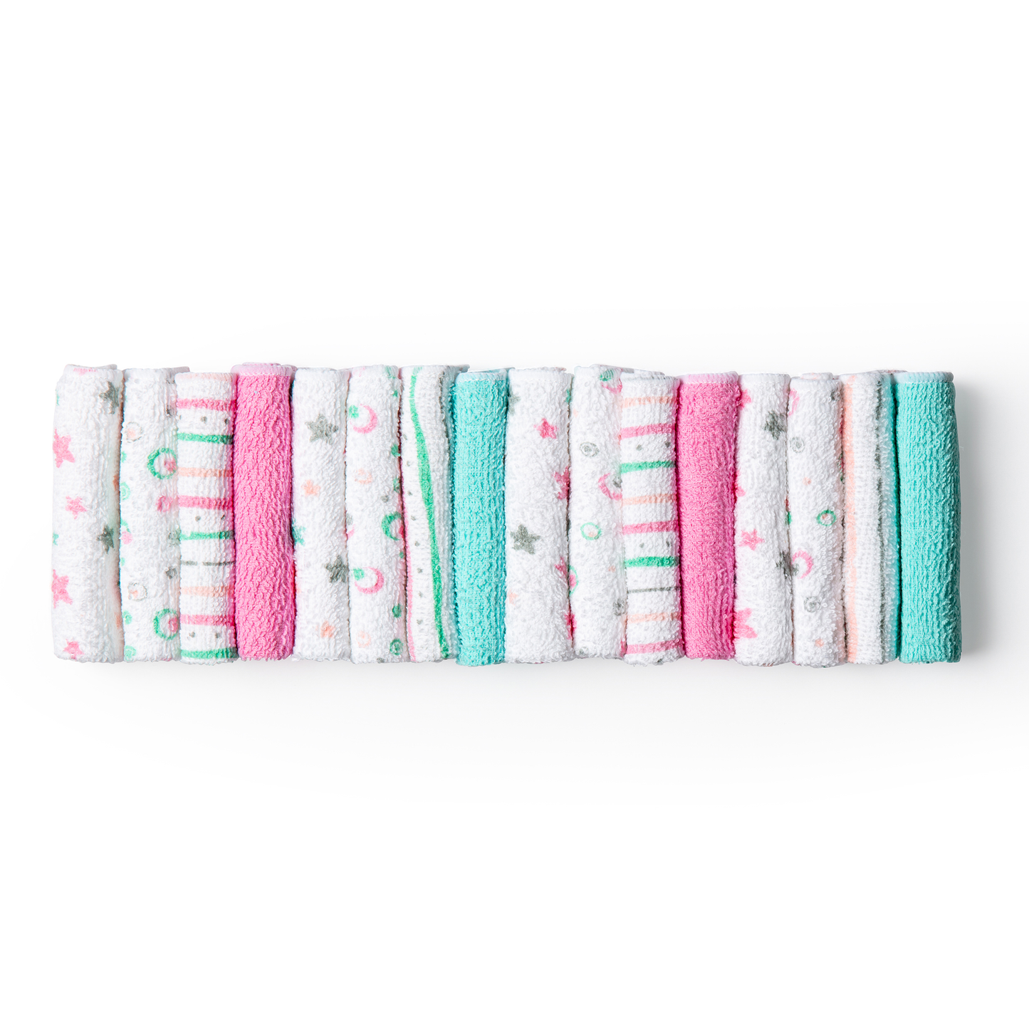 Terry Washcloth for Babies - Pink - ittybittybubba