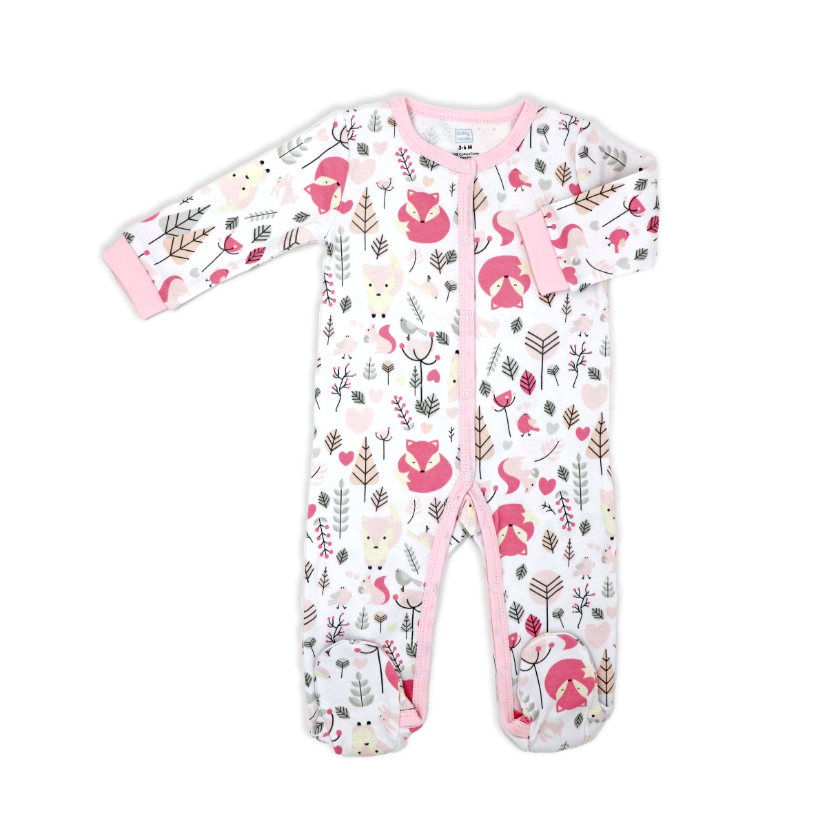 Fox and Friends Interlock Baby Bodysuit - ittybittybubba