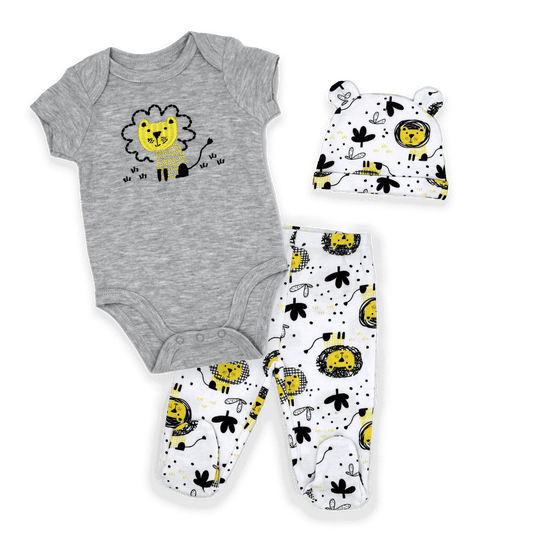 Baby Boy's Footed Jogger Set - Lion