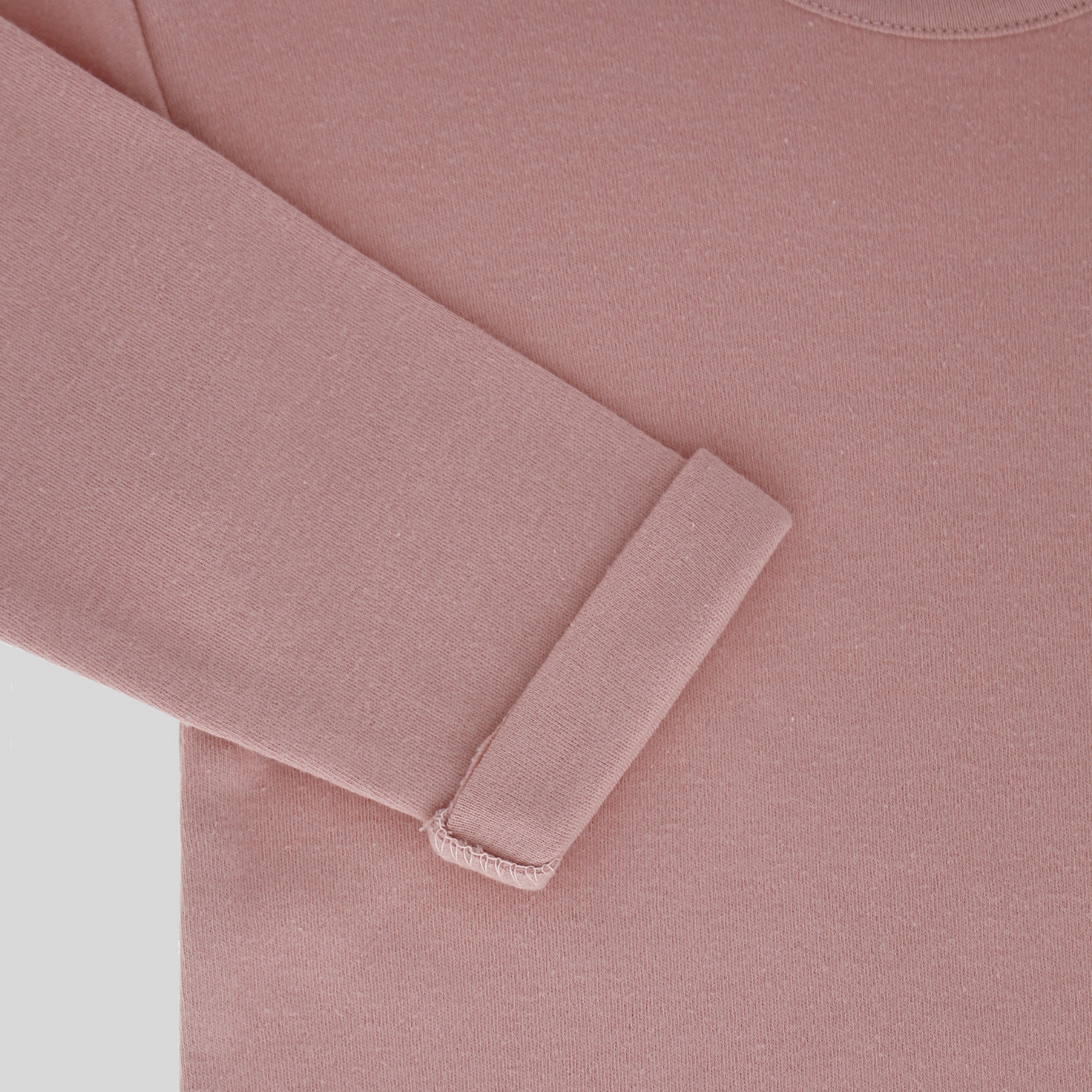 Organic Cotton Misty Rose Toddler Long Sleeve T-Shirt - ittybittybubba