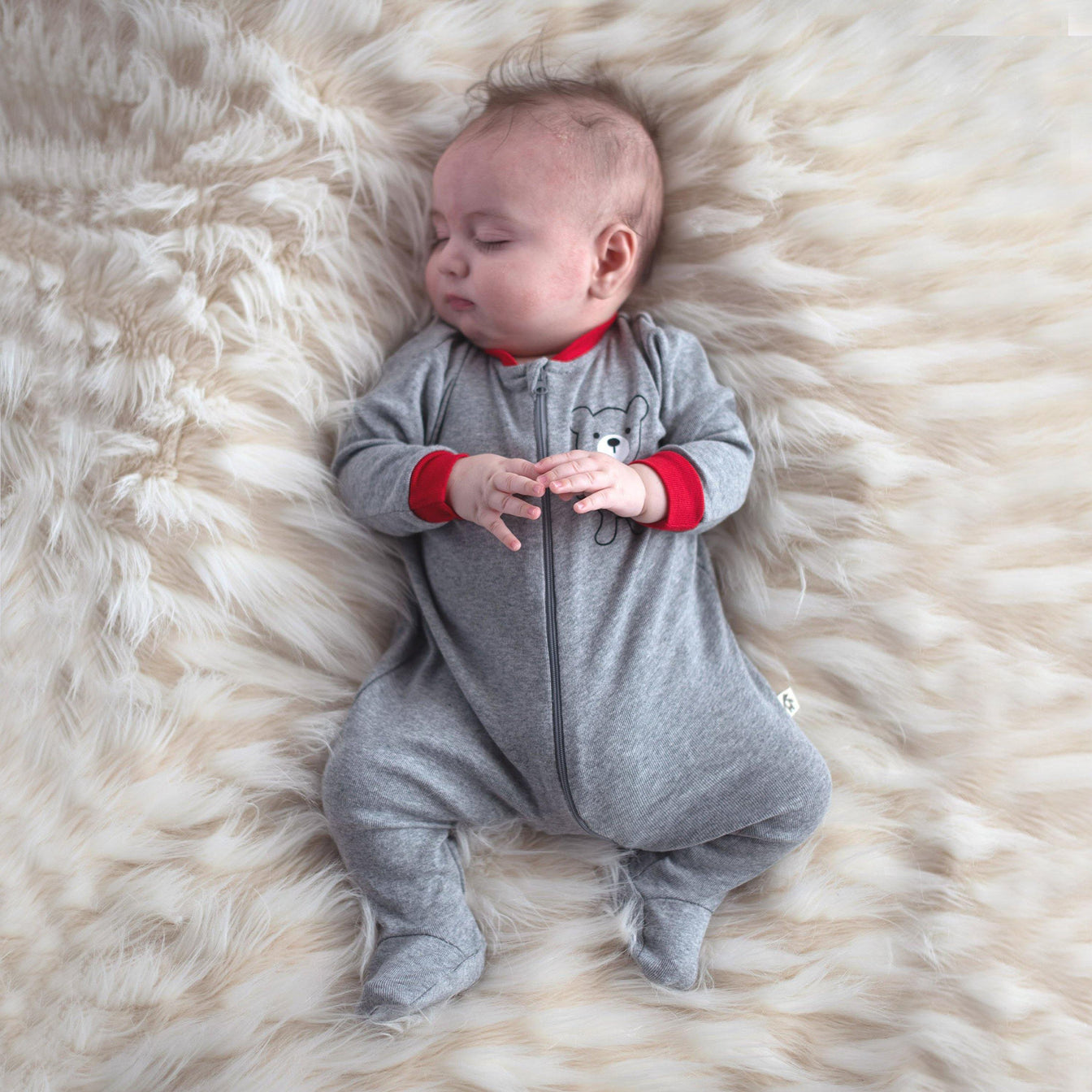 Bear Baby Sleeper Bodysuit - ittybittybubba