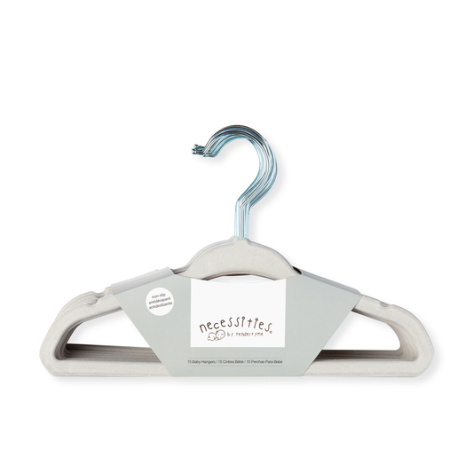 Baby's Hangers - Grey - ittybittybubba