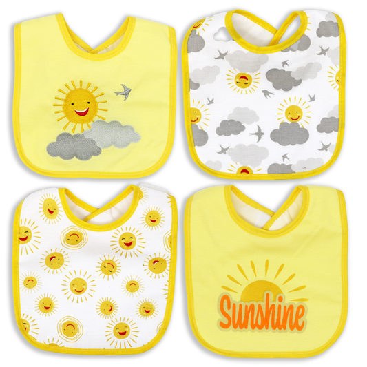 Sunshine Bib Set - ittybittybubba