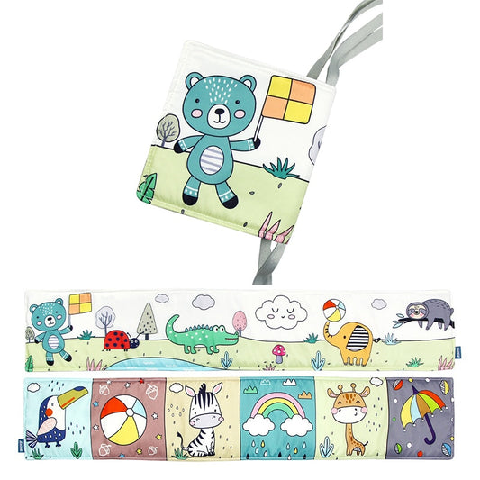 Montessori Baby Cloth Book - Colourful