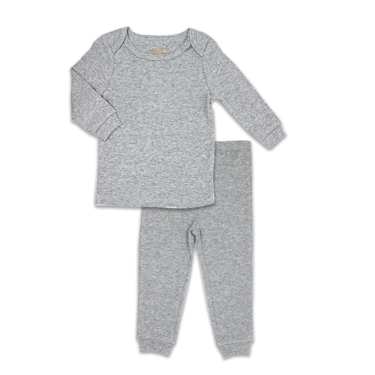 Toddler Solid Heather Pajamas Set - ittybittybubba