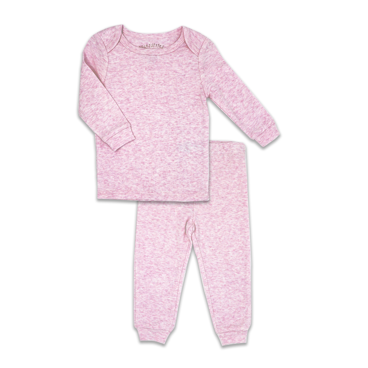Toddler Solid Heather Pajamas Set - ittybittybubba