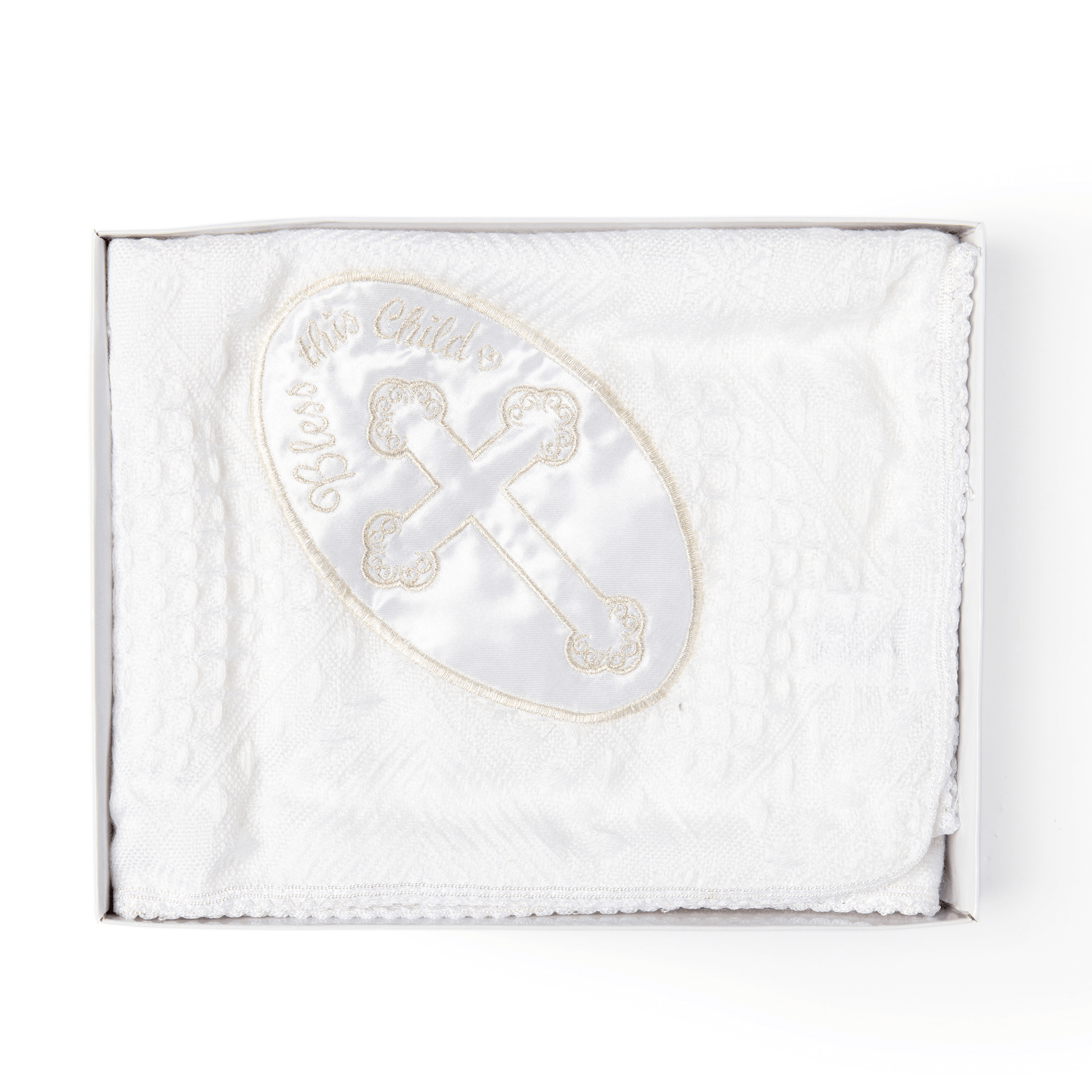 Baby Baptism Shawl Gift Box Set - ittybittybubba