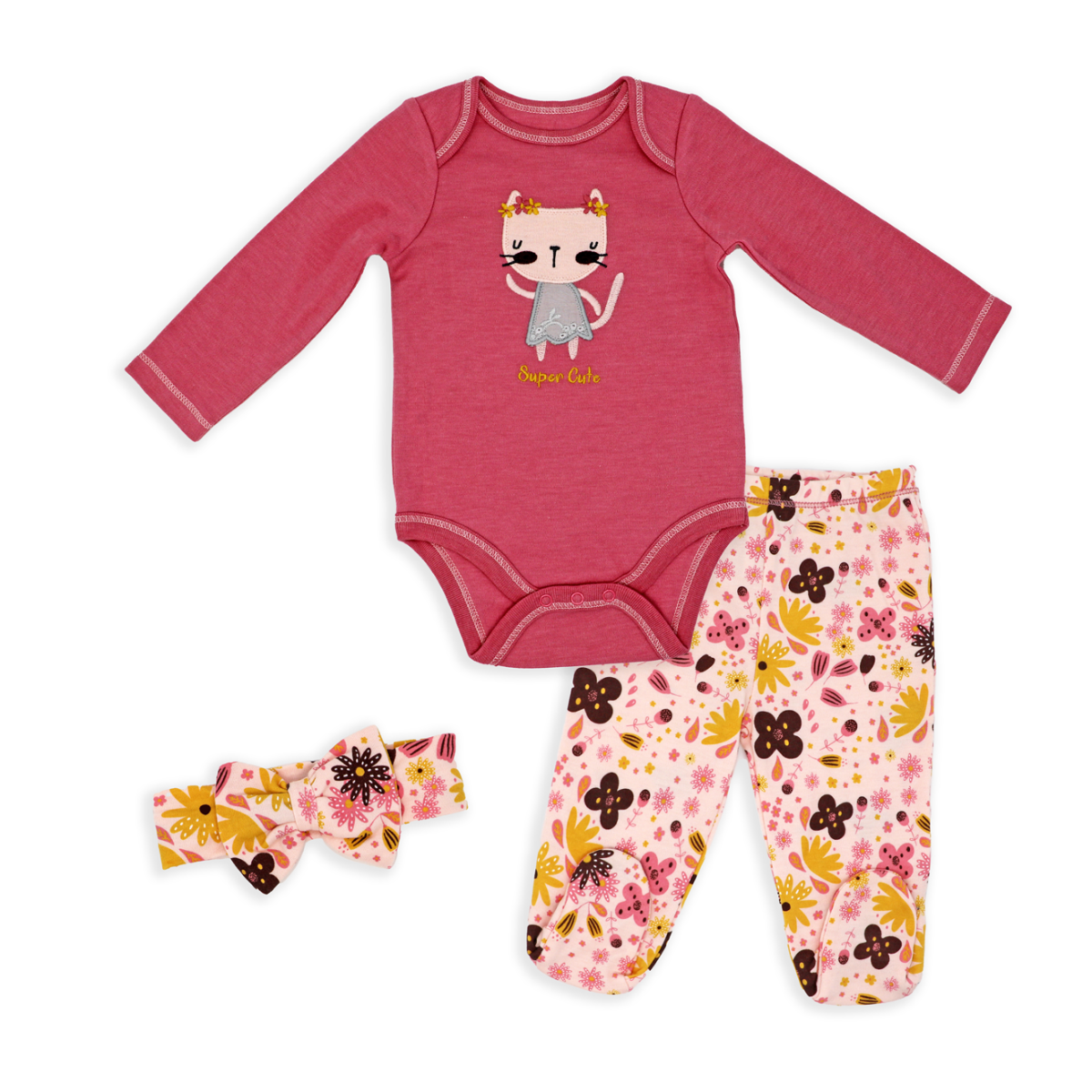 Baby Girl's Jogger Set - Super Cute - ittybittybubba