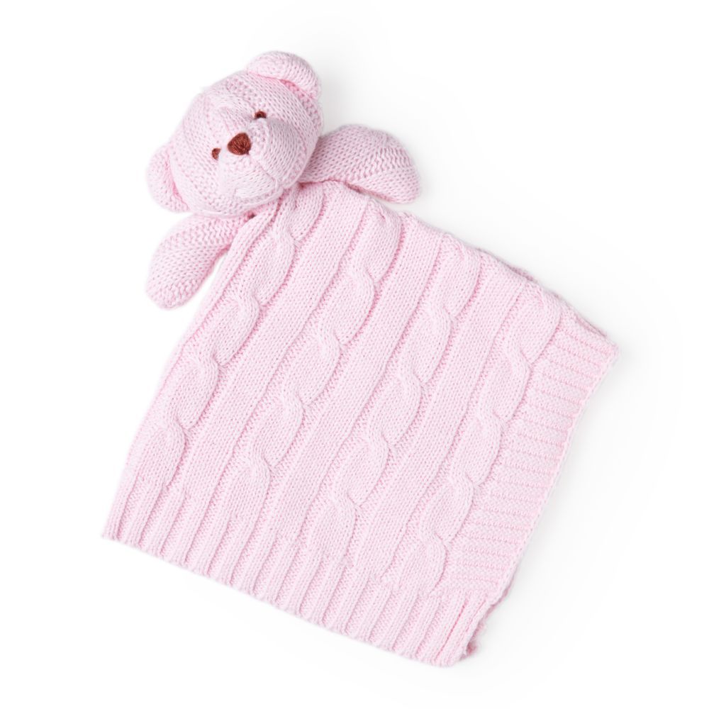 Bear Knit Security Blanket - ittybittybubba