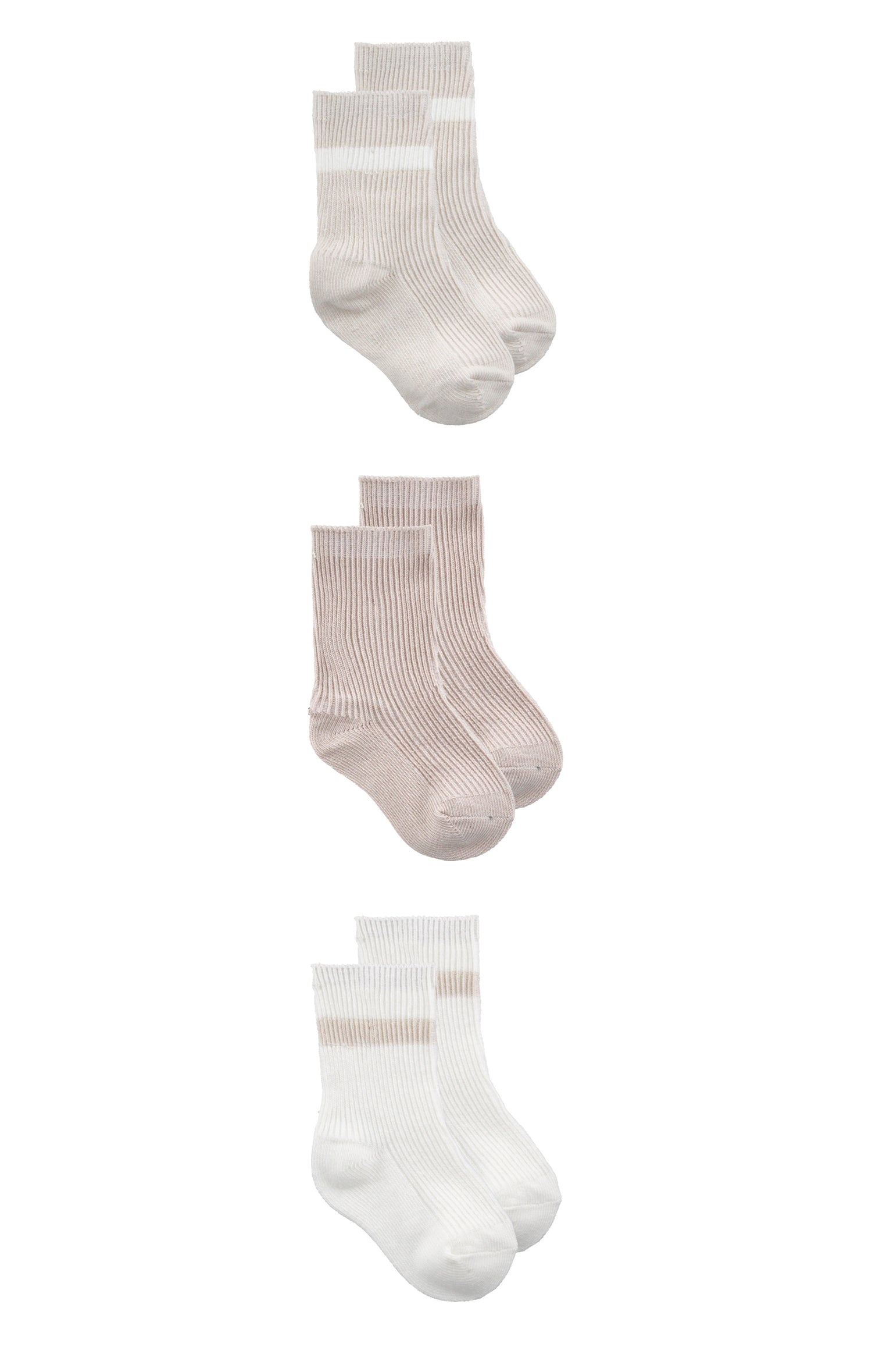 Organic Cotton Baby 3 Pack Socks - ittybittybubba