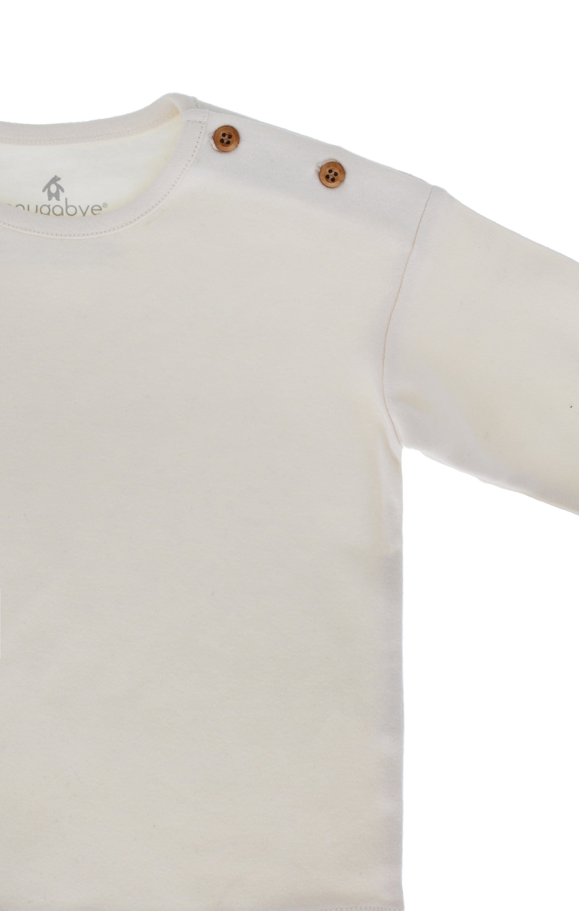 Organic Cotton Eggnog Toddler Long Sleeve T-Shirt - ittybittybubba