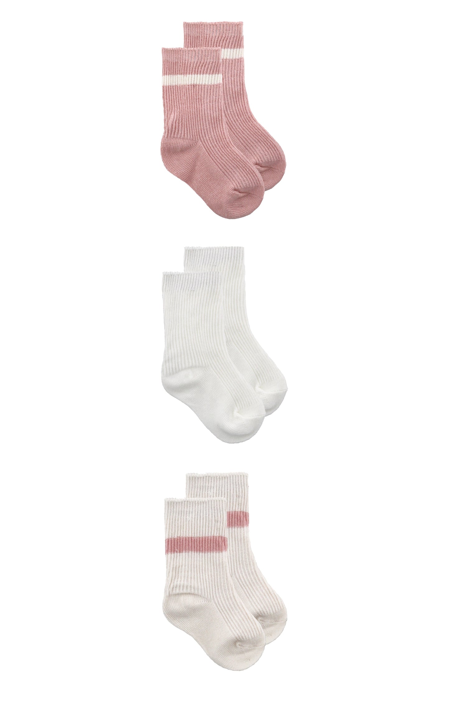 Organic Cotton Baby 3 Pack Socks - ittybittybubba