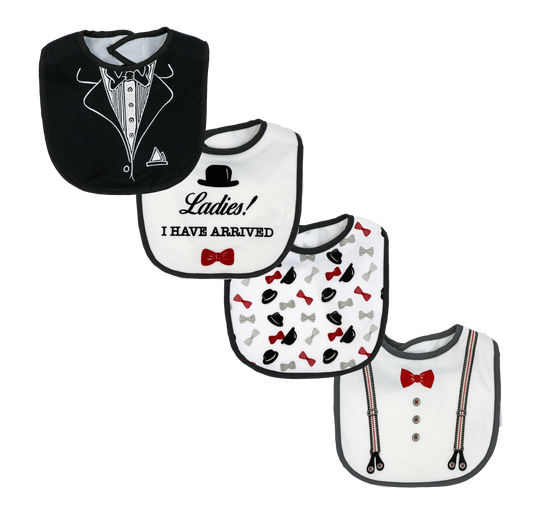 Young Gentleman Bib Set - ittybittybubba